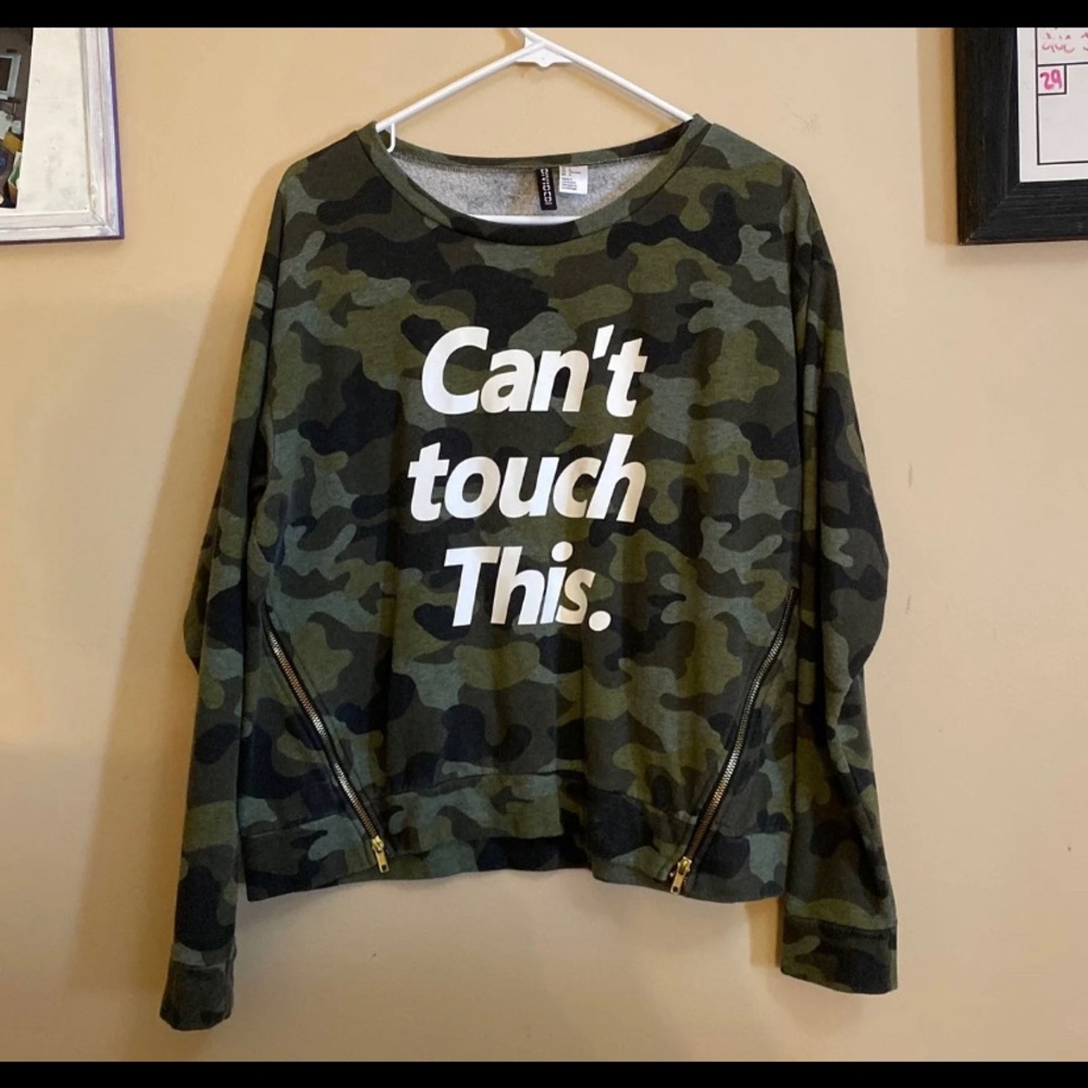 H&M Camo Top